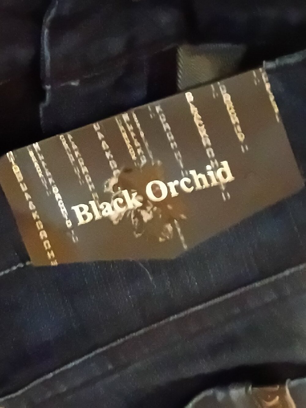 Black Orchid Los Angeles Black Betty Dark Wash Wide Leg Women's Jeans Size 24